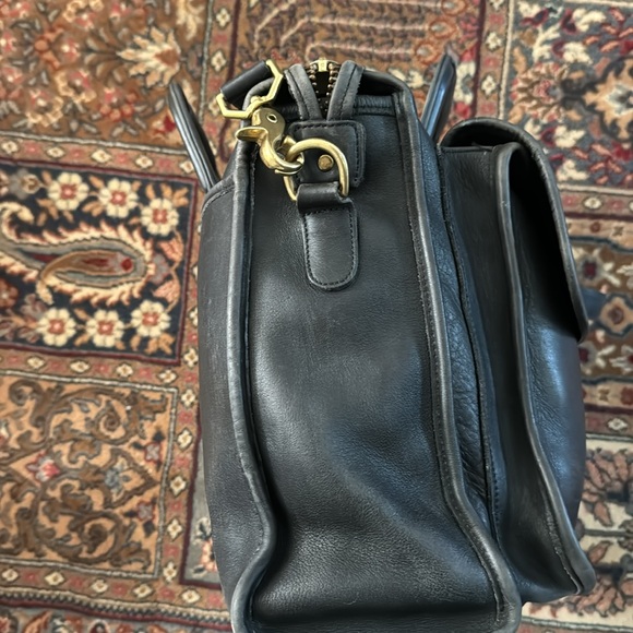 COACH “Harrison” (J7C-5283) Vintage Black Mens Briefcase - Picture 5 of 8